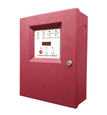 Control de alarma de incendio de zona 2 convencional para el sistema de alarma de detector de humo con cable