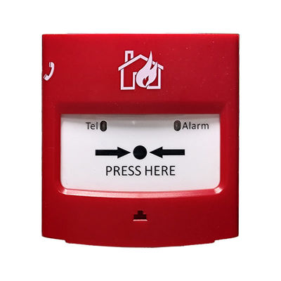 Punto de llamada de alarma manual convencional restablecible para sistema de alarma de seguridad contra incendios