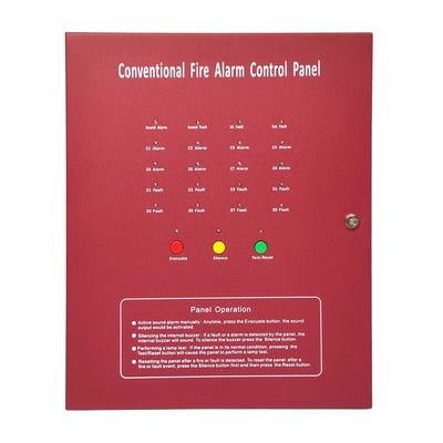 Mua Khu vực 8 Máy điều khiển báo động cháy thông thường Đỏ cho hệ thống báo động an toàn cháy online manufacture