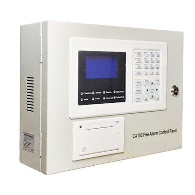 CA100 Panel de control de alarma de incendio direccionable para detectores y módulos de alimentación de la batería de la fuente de alimentación principal