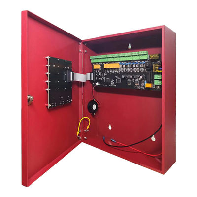 comprar Controlador de alarma contra incendios convencional de 8 zonas de alta capacidad en rojo para sistemas de seguridad contra incendios fiables online manufacture