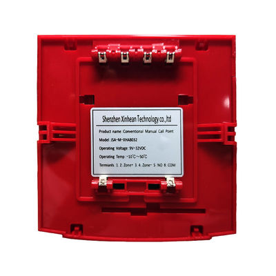 Sistema de alarma de incendio de la estación de tracción de emergencia MCP de punto de llamada manual convencional con 1A/30VDC Relay Contact Rating Apaitplicon