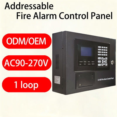 Main Power Supply AC220V± 15% 320mm×240mm×80mm Addressable Fire Alarm System for Effective Fire Protection