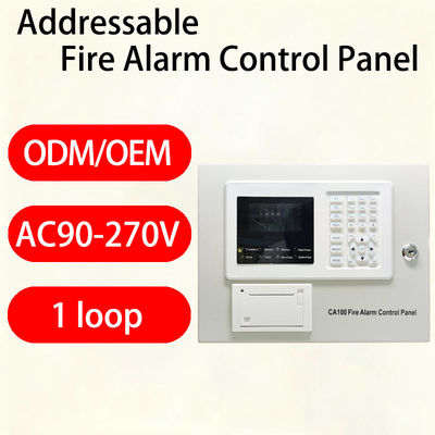 Fire Alarm Control Panel CA100 Addressable Fire Alarm System - Advanced Panel for Precise Fire Location & Identification