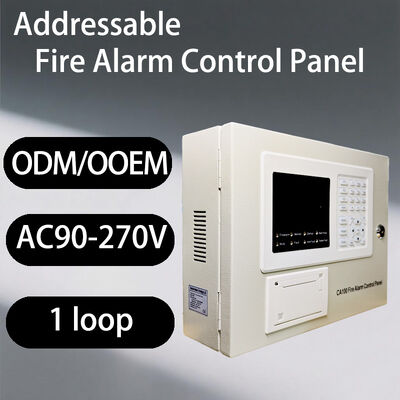 CA100 Addressable Fire Detection & Alarm System – 1 Loop Capacity, 254 Control Points for Small Buildings with CA100 Panel