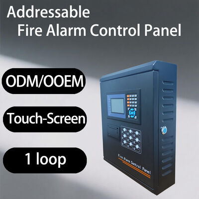 comprar Sistema de alarme de incêndio personalizável e endereçável Display de painel táctil e ecrã LCD para edifícios altos, nós expansíveis, fiação fácil e compatibilidade com a infraestrutura de segurança contra incêndio existente online manufacture