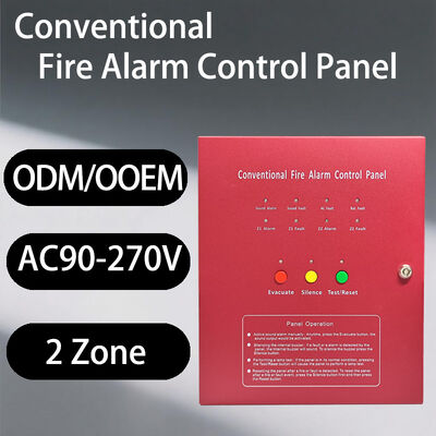 comprar Painel de controle de alarme de incêndio de 2 zonas   Construção confiável para instalações de pequena escala, auto-diagnóstico de falhas embutido e fácil solução de problemas, reduzindo o incômodo de manutenção para os gerentes de propriedade online manufacture