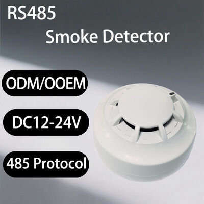 Smart RS485 Photoelectric Smoke Detector with Relay Output - Efficient Fire Alarm Solution for Building Security
