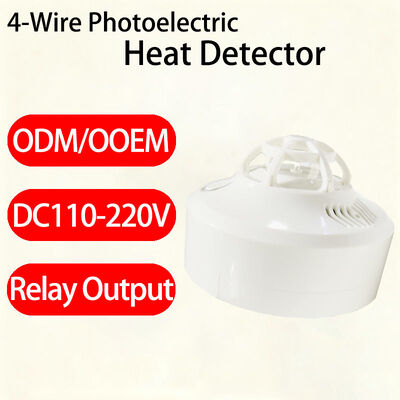 comprar Detector de calor de 4 hilos AC220V de grado industrial con salida de relé – Diseño compacto para armarios eléctricos y salas de servidores, fácil integración con paneles de control online manufacture