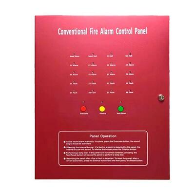 8 Zone Conventional Fire Alarm Control Panel with LED Display Screen and Compact Design for Commercial Buildings