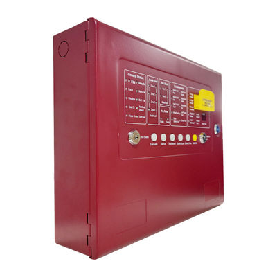 Un buen precio. Panel de control de extinción de incendios de zona 4 del sistema de extinción de gases convencionales de color rojo gris en línea