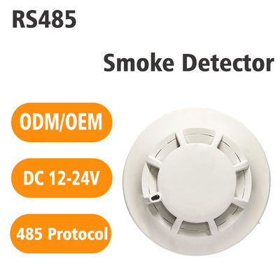 Good price RS485 Photoelectric Smoke Detector with Relay Output Fire Alarm online