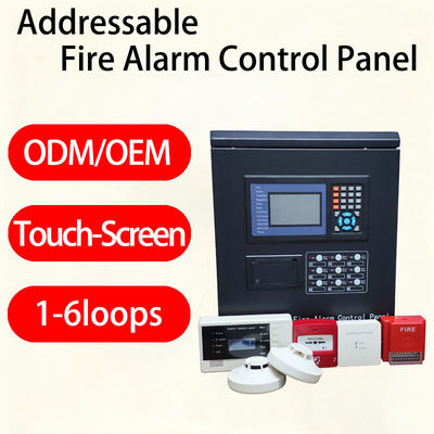 Good price Advanced Addressable Fire Alarm System With Touch Screen Display And Individual Device Communication CA200 online