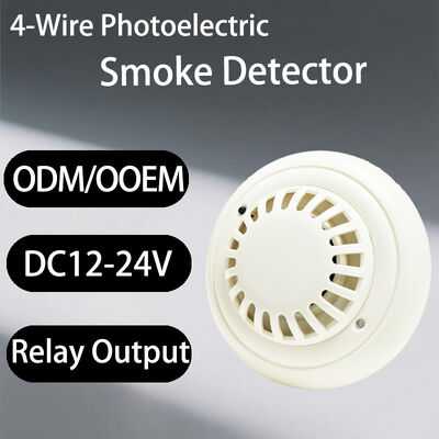 İyi bir fiyat. DC12 ~ 24V Yüksek Duyarlılıklı 4 Tel Duman Detektörü Endüstriyel Kontrol Ekipmanı, Yangın Uyarı Sistemleri ve Konut Binaları için Çaba Yoksun Kolay Kurulum çevrimiçi