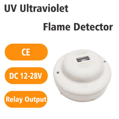 Un buen precio. Detector de llamas UV DC24V con ángulo de detección de 120 grados y tiempo de respuesta ≤3 segundos para sistemas de alarma de incendio en línea