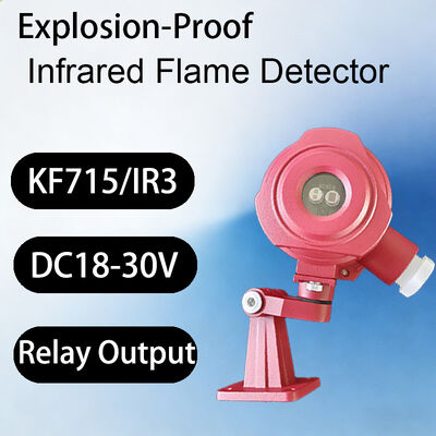 Un bon prix. Détecteur de flamme infrarouge haute précision résistant à l'explosion avec angle de détection de 120 degrés pour la sécurité incendie industrielle en ligne