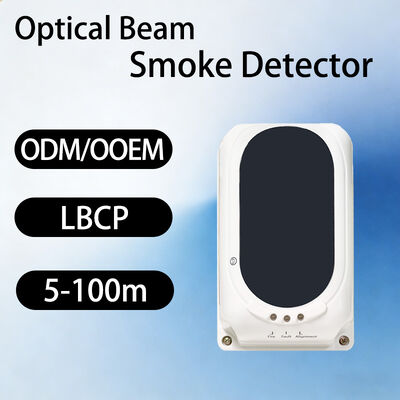 Хорошая цена. Сертификат LPCB TX7130 - детектор дыма отражающего луча с покрытием 1000 м2 для обнаружения промышленных пожаров онлайн