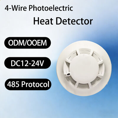 Bom preço. Detector de fumaça fotoelétrico de interface RS485 com saída de retransmissão de sinal de alarme rápido para sistemas de detecção de incêndio on-line