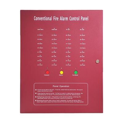 Giá tốt. Bảng điều khiển báo động hỏa hoạn vùng 16 màn hình LED AC 220V Hệ thống thông thường cho bảo vệ cháy tòa nhà thương mại trực tuyến